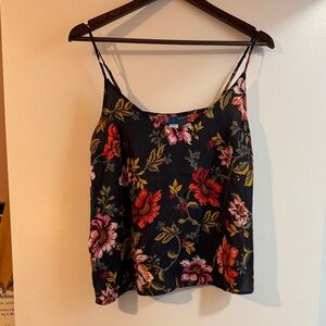 Old Navy Blue Floral Camisole